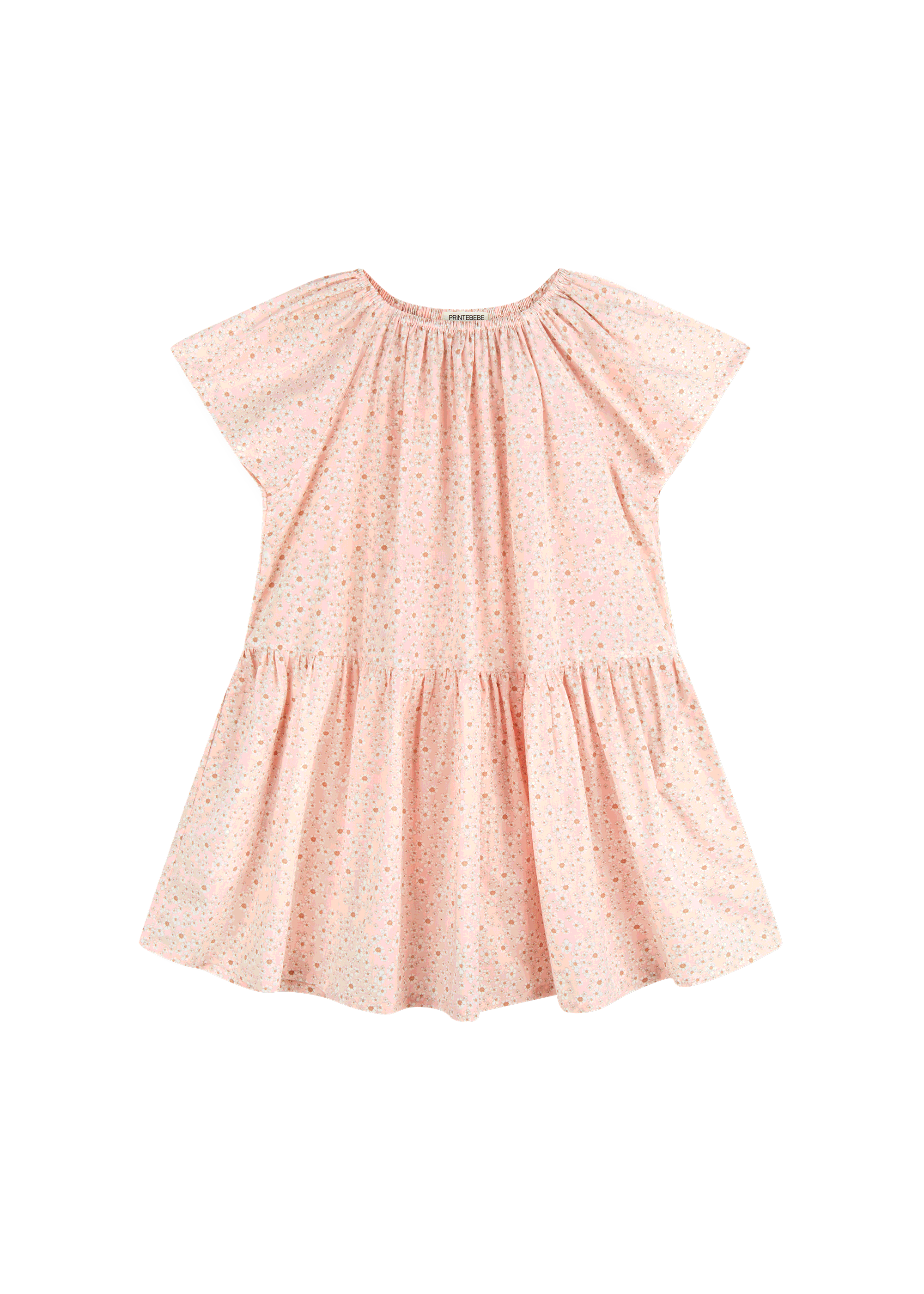 Flutter Dress in Pretty Pink Wildflower