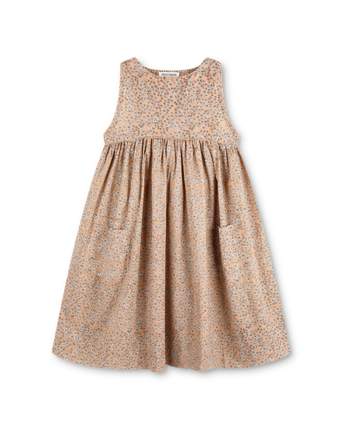 Swirl Dress in Wheat Wildflowers - printebebe.com