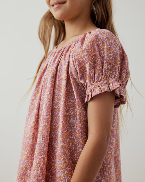 Bubble Dress in Blossom - printebebe.com
