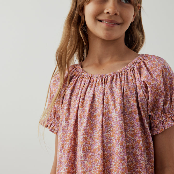 Bubble Dress in Blossom - printebebe.com