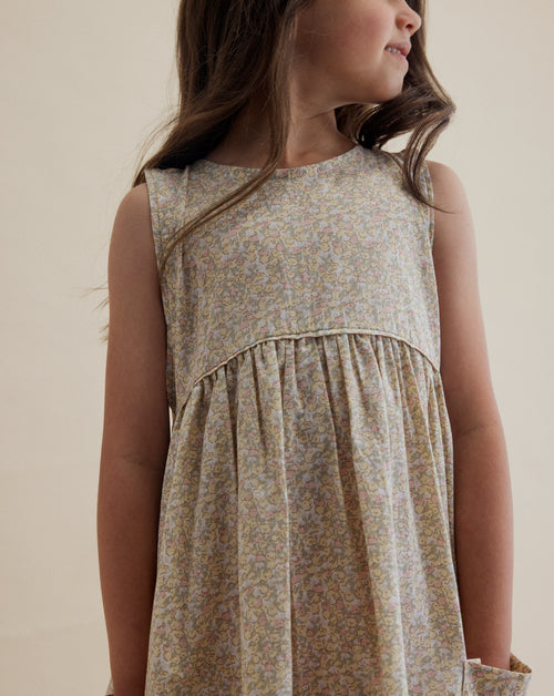 Swirl Dress in Sunshine Blossom