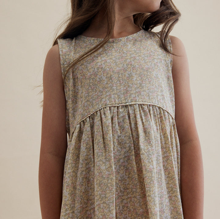 Swirl Dress in Sunshine Blossom