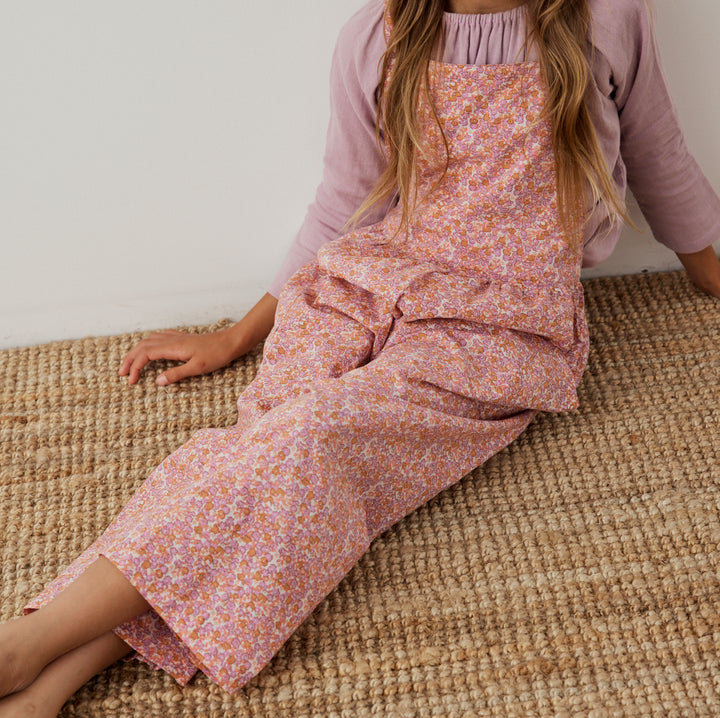 Smock Top with Pocket in Violet
