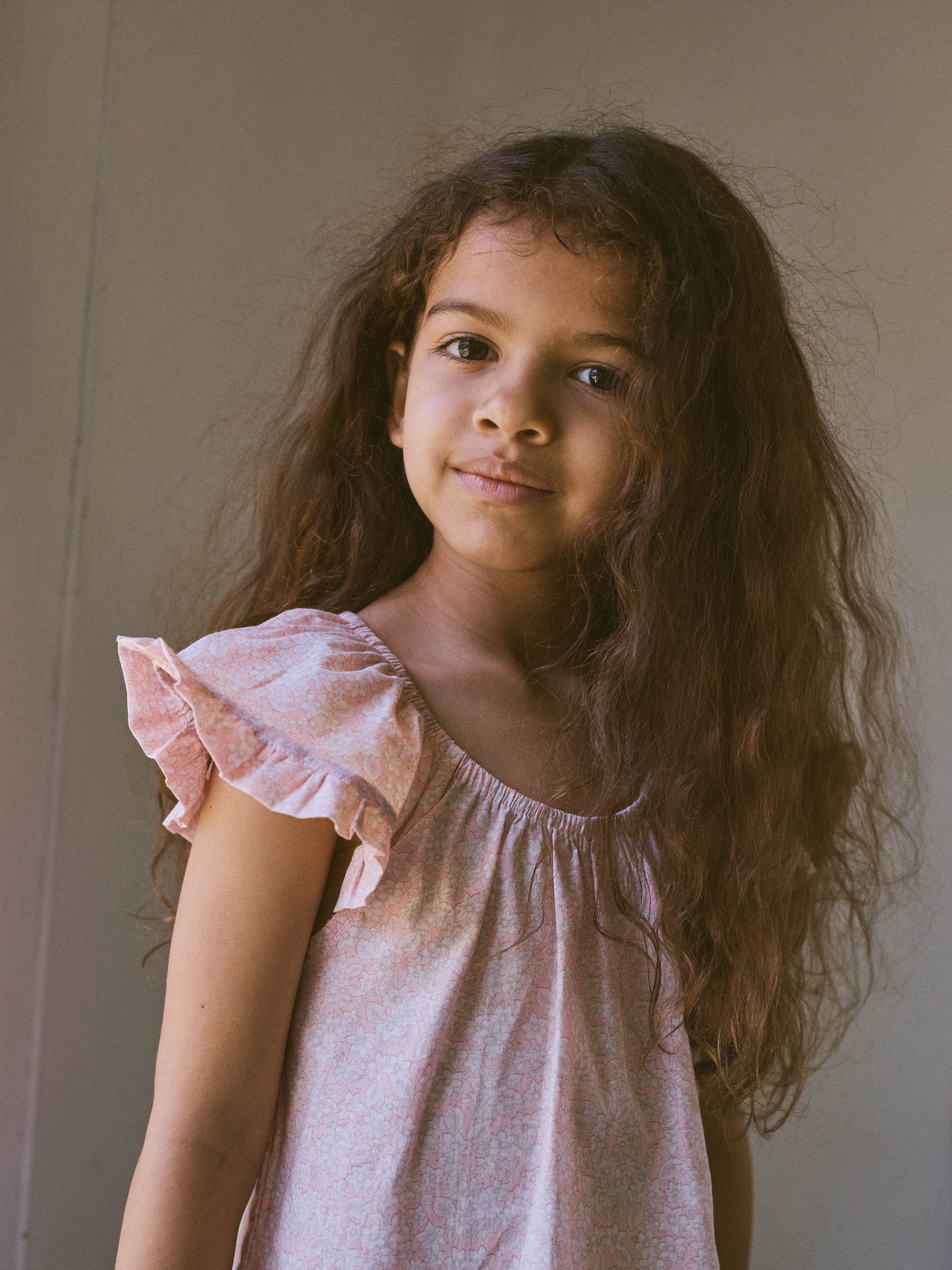 Pyjama Day Set in Petal Pink Field Flower