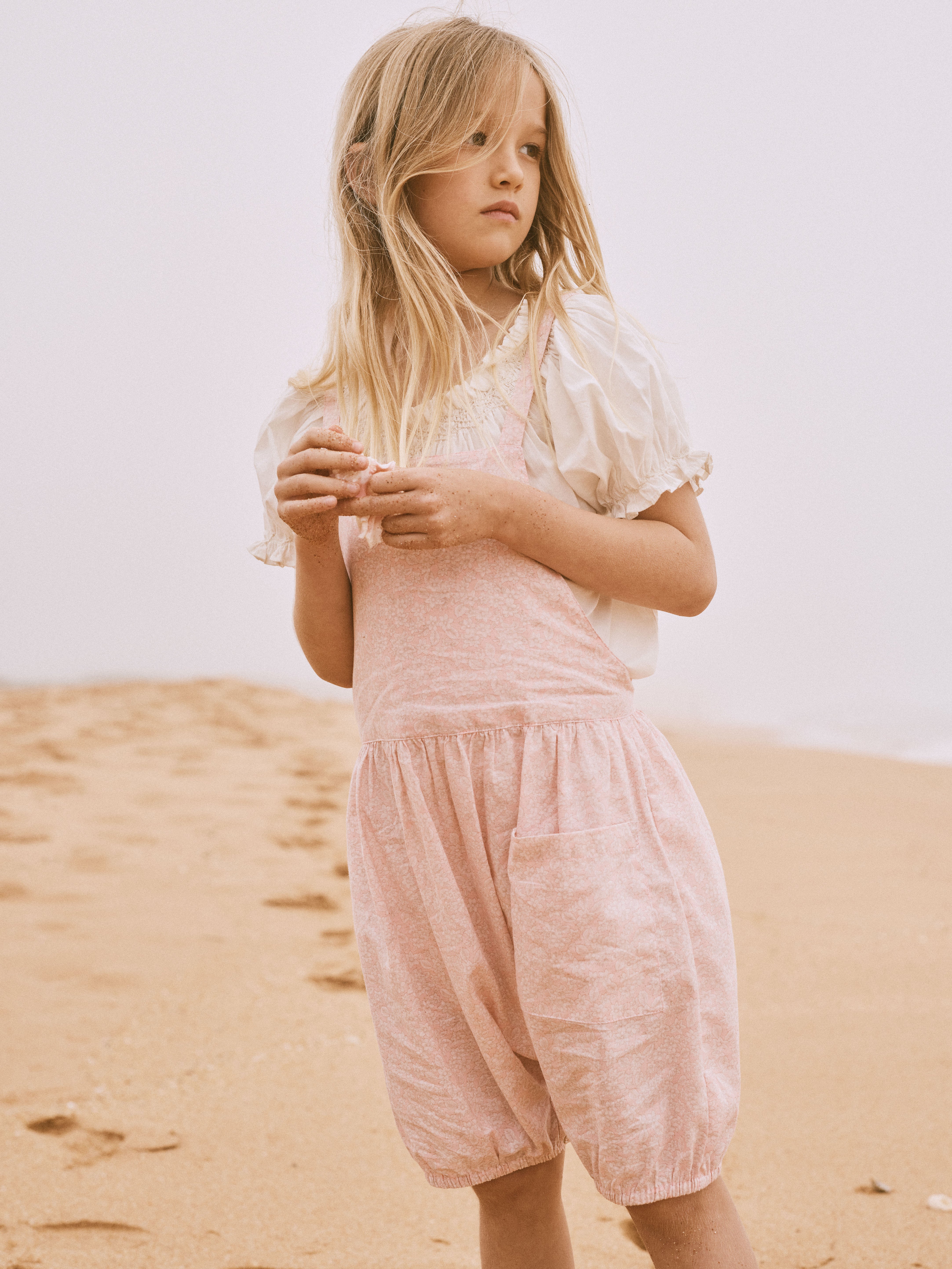 Away Jumpsuit in Petal Pink Field Flower