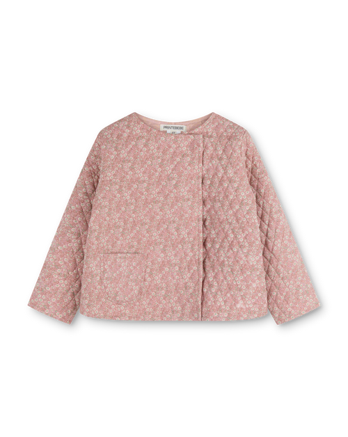 Quilted Jacket in March Flower - Rose Lining