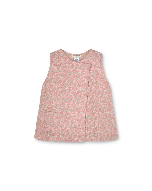 Quilted Vest in March Flower