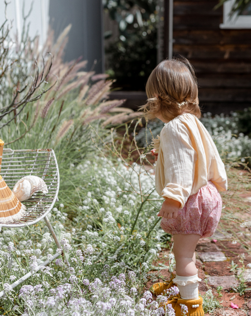 Plain Bloomers in Pink Cotton Buds - printebebe.com