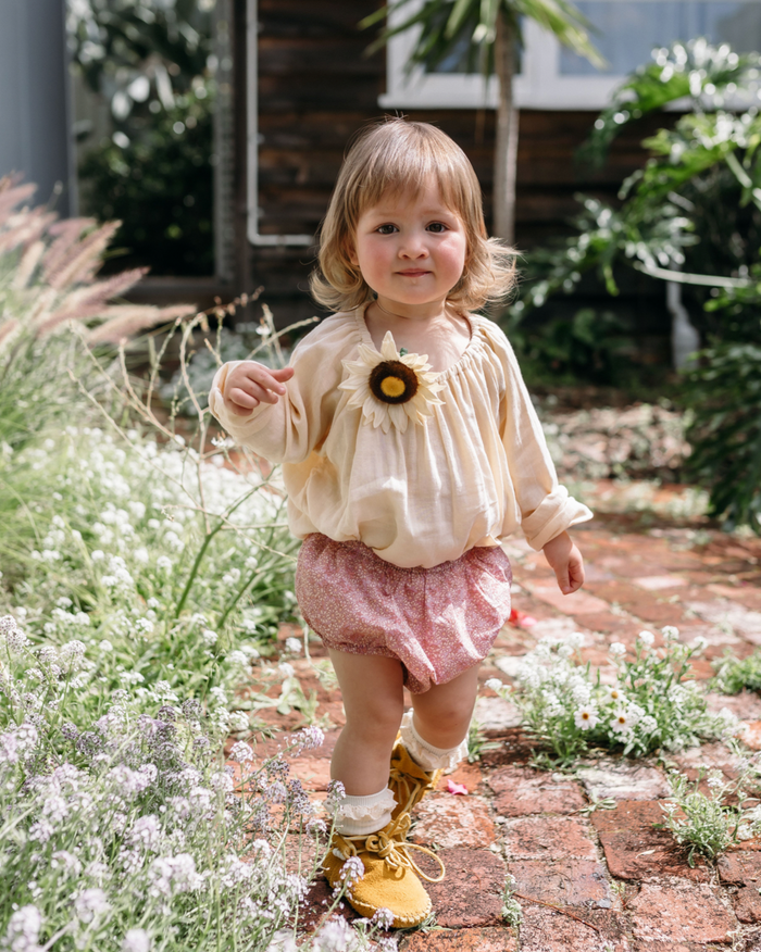 Pocket Smock Top in Summer Melon - printebebe.com