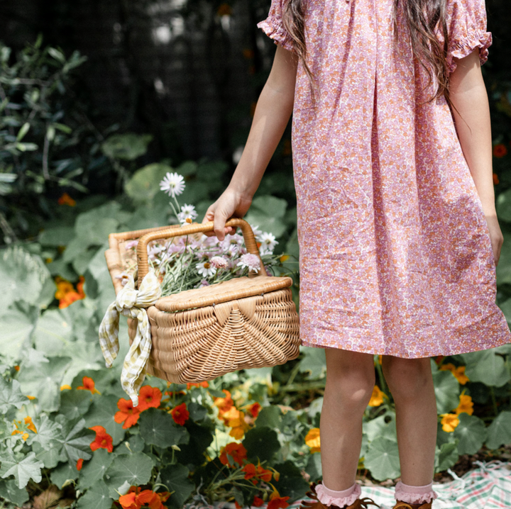 Bubble Dress in Blossom - printebebe.com