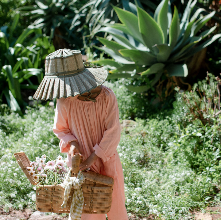 Easy Smock Dress in Peach Parfait - printebebe.com