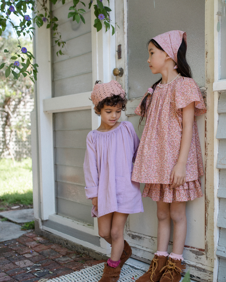 Flutter Top in Spring Mini Flower - printebebe.com