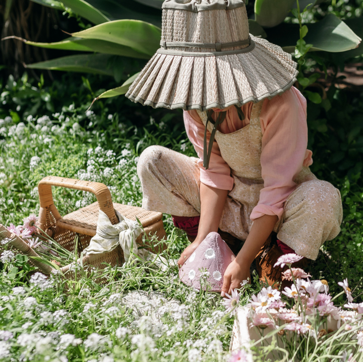 Pocket Smock Top in Peach - printebebe.com