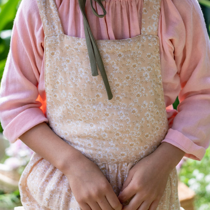 Pocket Smock Top in Peach - printebebe.com