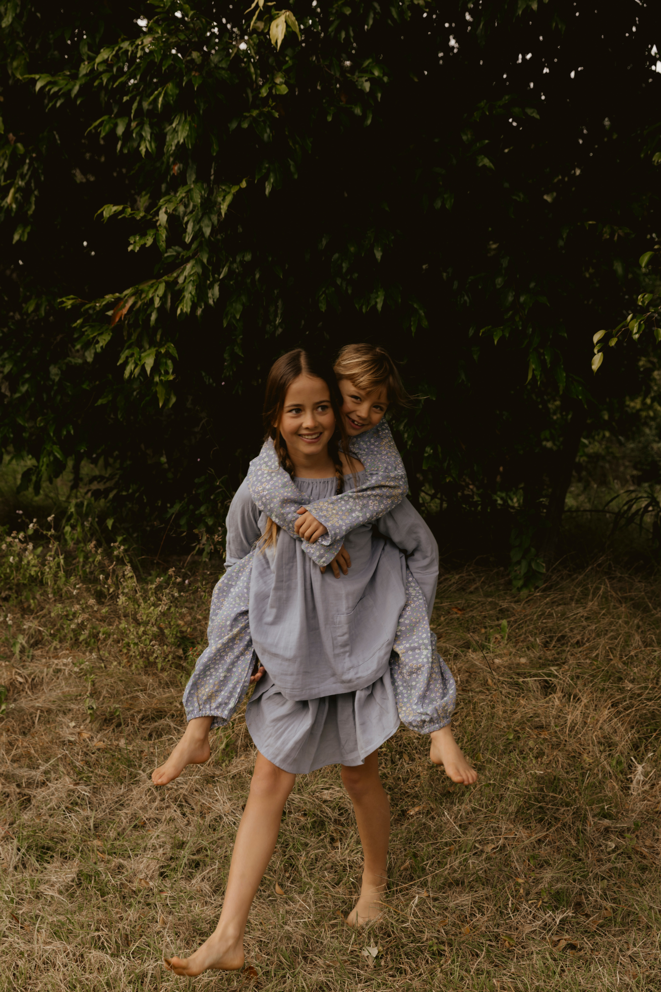 Super Soft Skirt in Denim Blue - printebebe.com