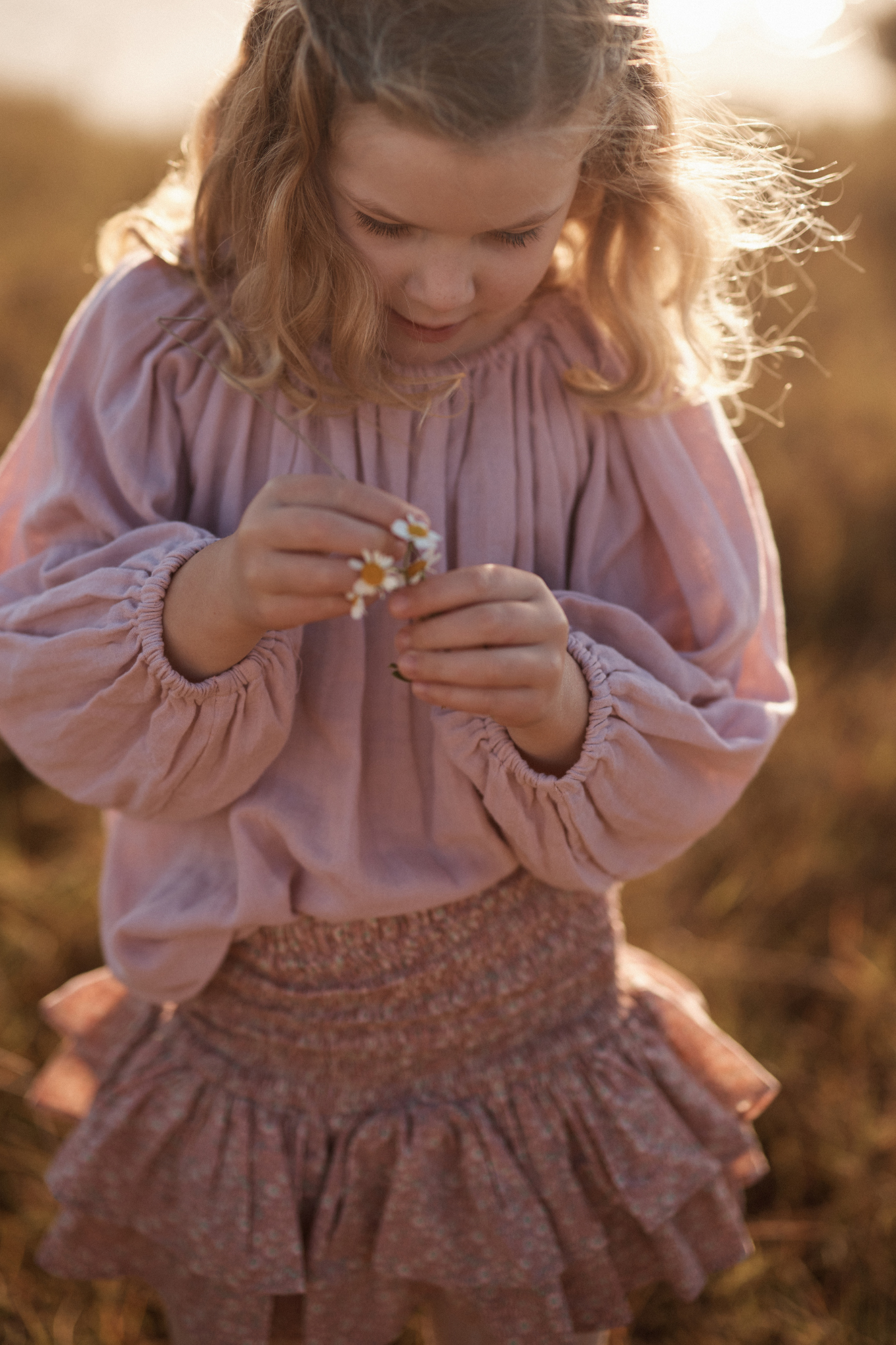 Ra-ra Skirt in Blush March Flower - printebebe.com