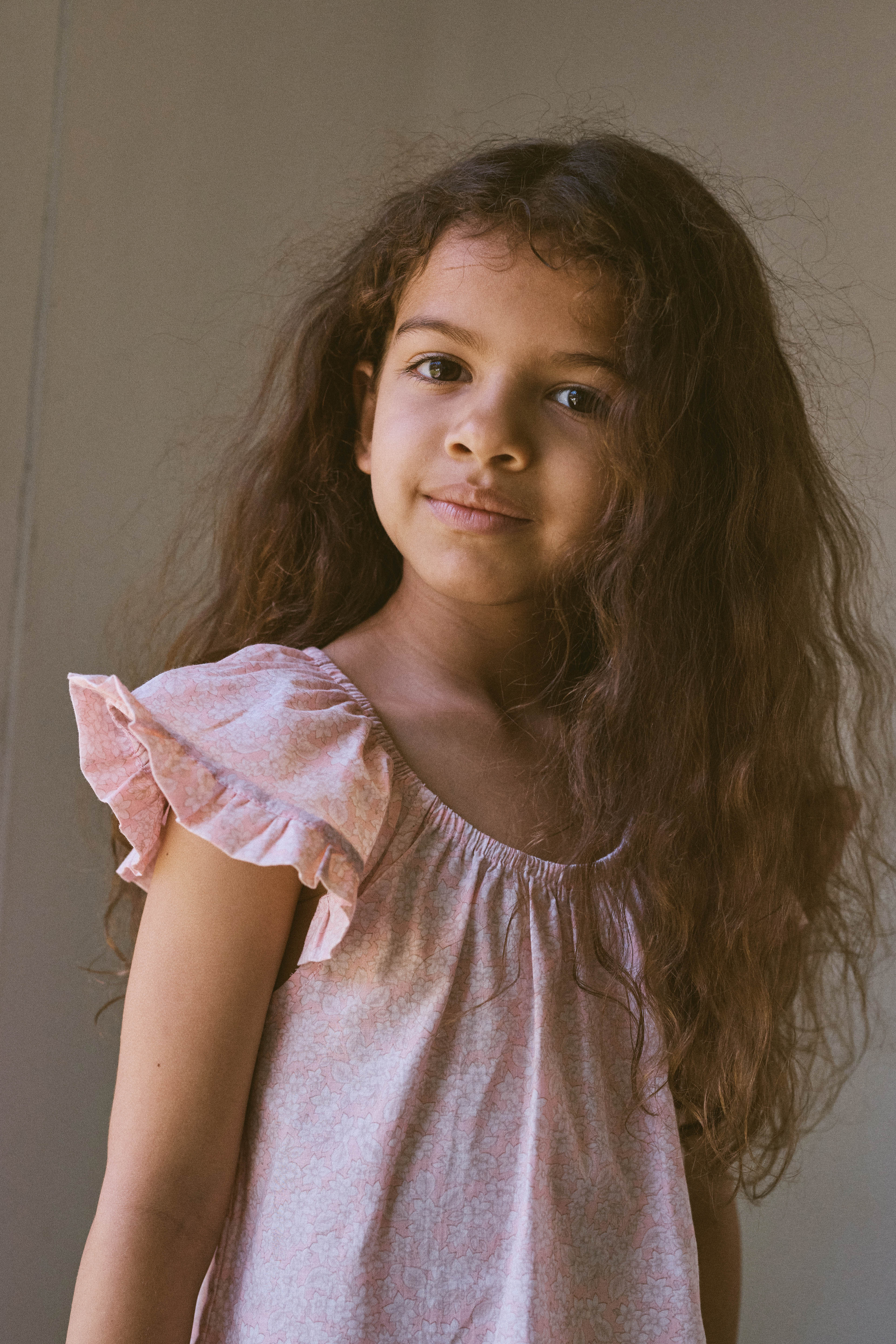 Pyjama Day Set in Petal Pink Field Flower - printebebe.com