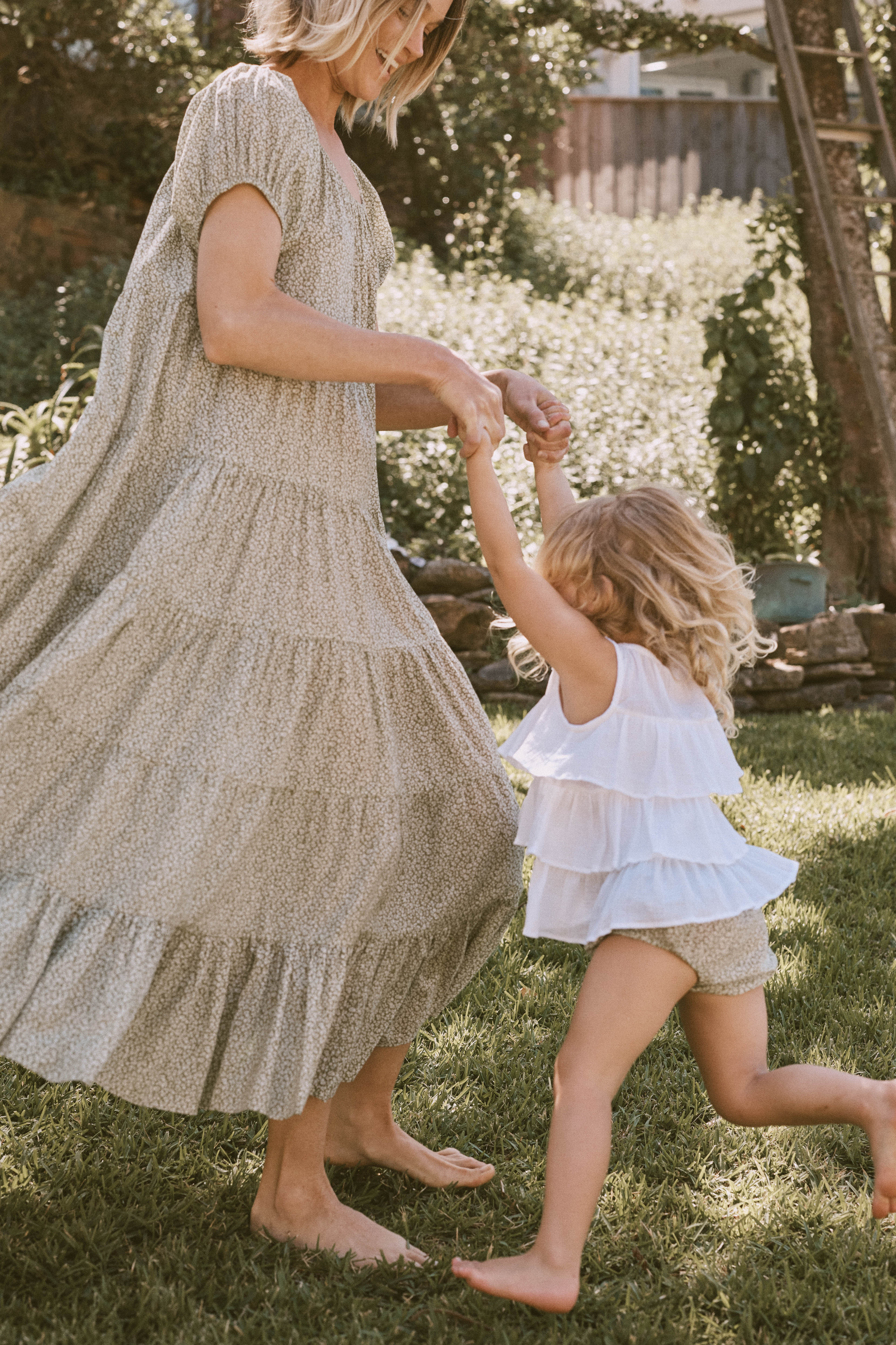 Frill Top in Pearl - printebebe.com