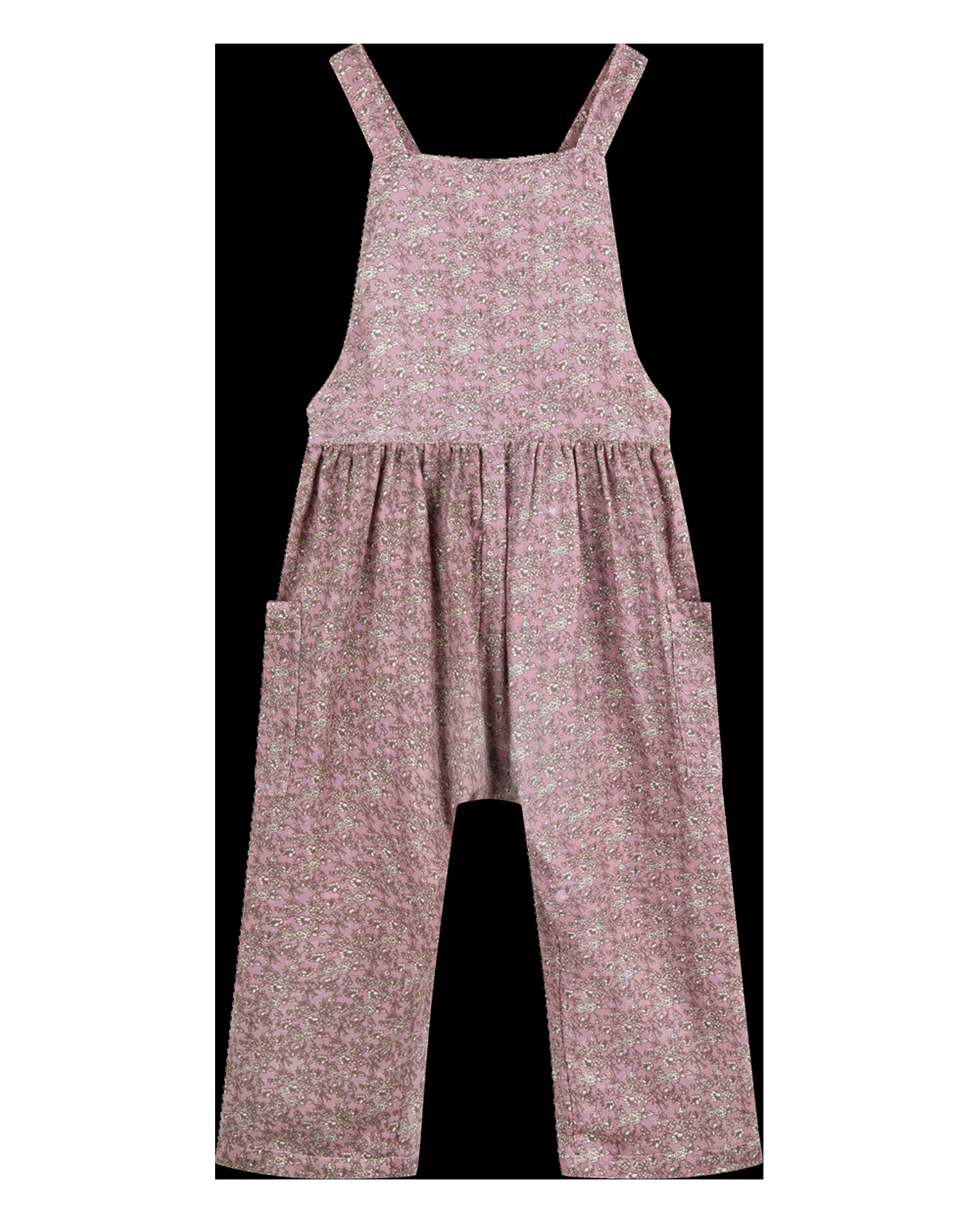 Soft Overall in Mulberry Forget Me Not - printebebe.com
