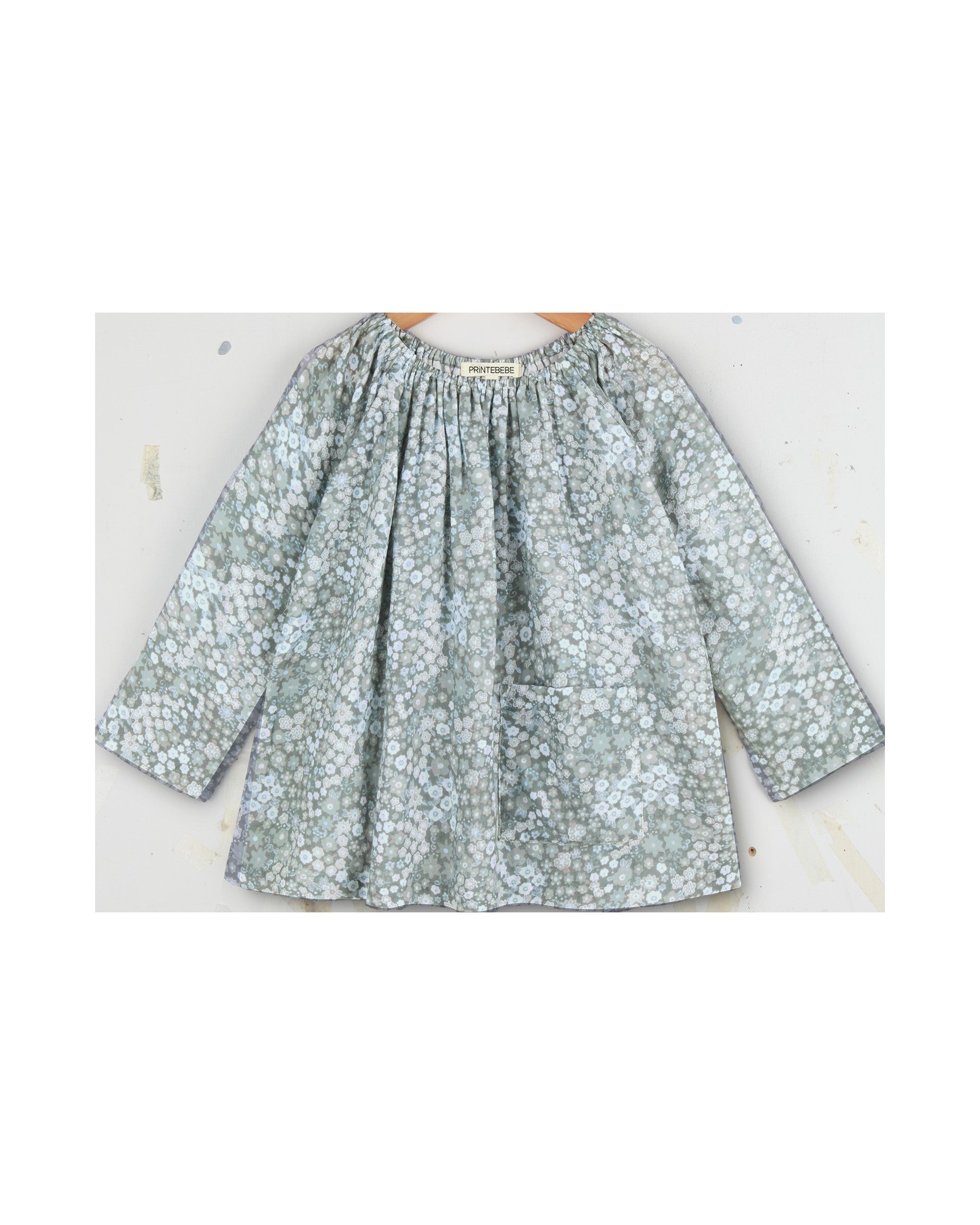 Pocket Smock in Japan Flower - printebebe.com