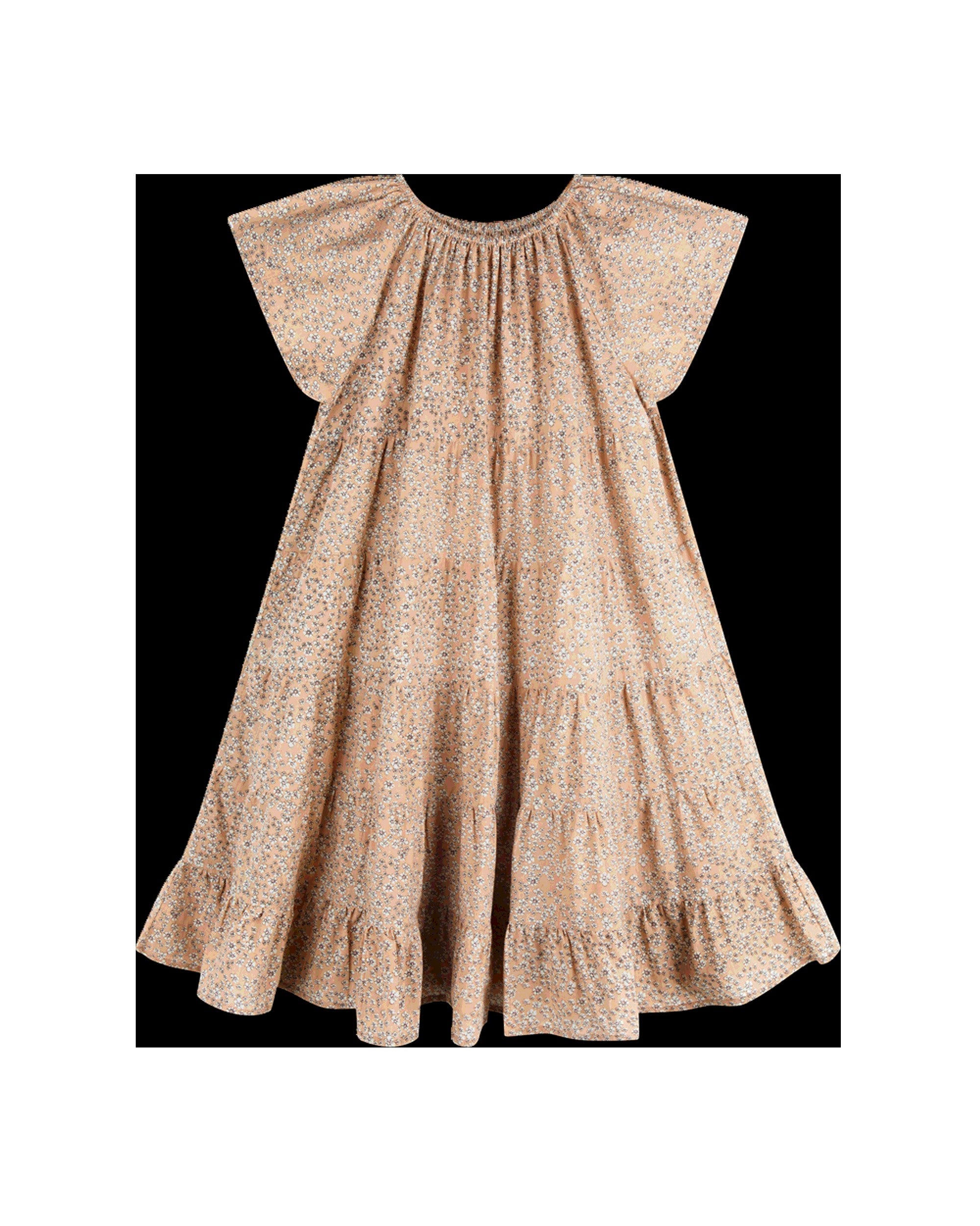 Mademoiselle Dress in Wheat Wildflowers - printebebe.com