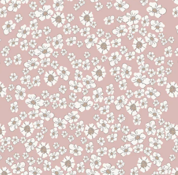 Ruffle Rashie Set in Pretty Pink Wild Flower