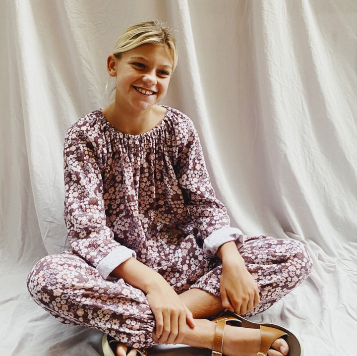 Super Sloucho Pant in Japan floral
