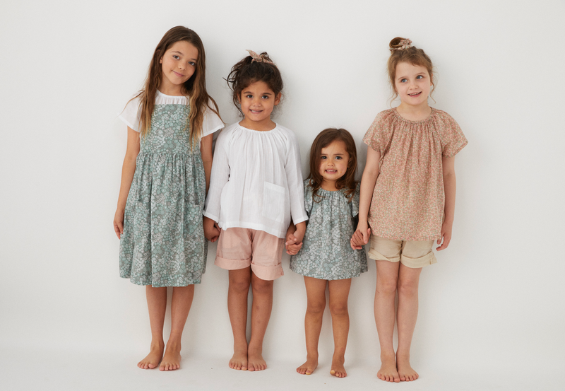 Baggy Short in Shell Pink - printebebe.com