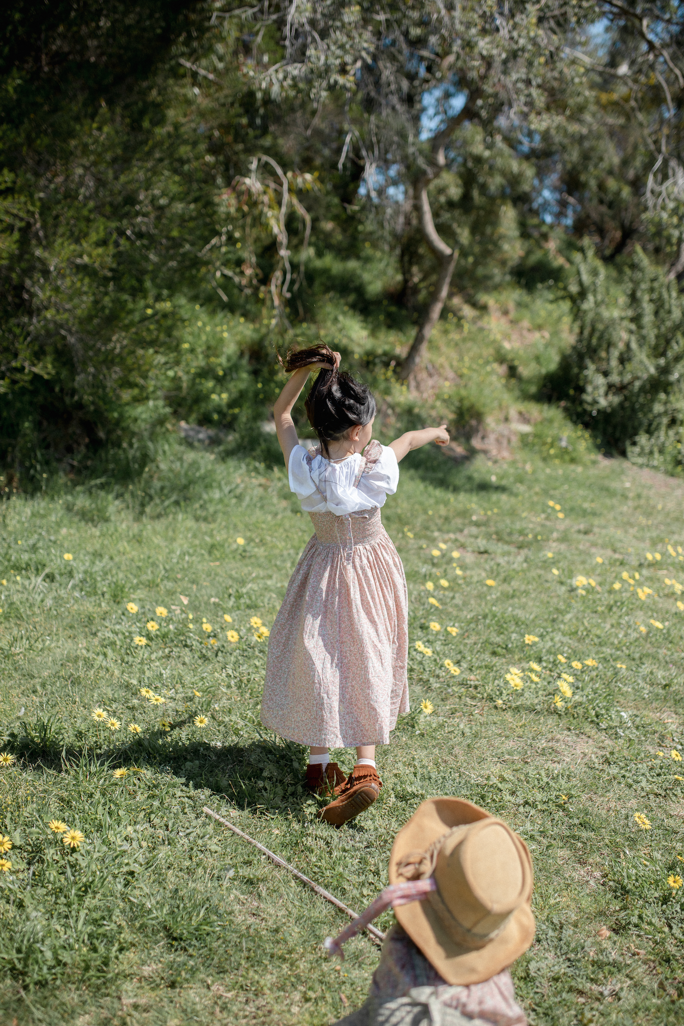 zBonnie Dress in Babyccino Mini Flowers